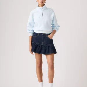 Women's Mid-Rise Flounce Mini Skirt