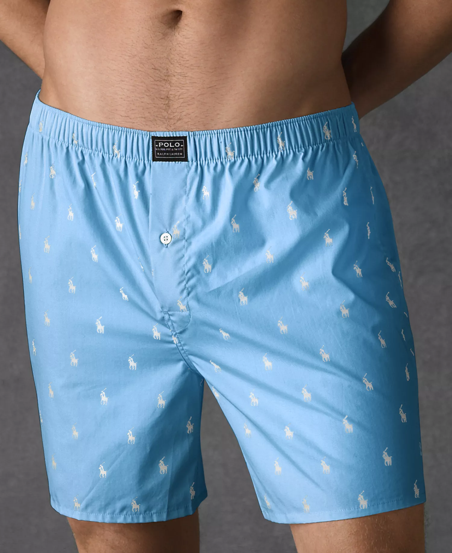 mni-4ab260aa38c4193ebb60e6b27fe5f3f3 Men's Allover Pony Woven Boxers