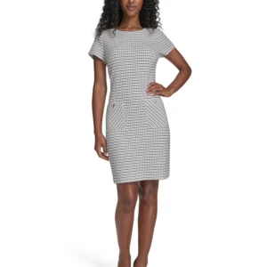 Women's Knit Crewneck Shift Dress