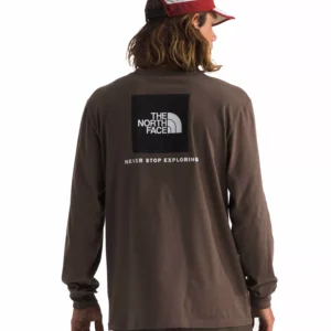 Men's Long Sleeve Box Never Stop Exploring T-shirt