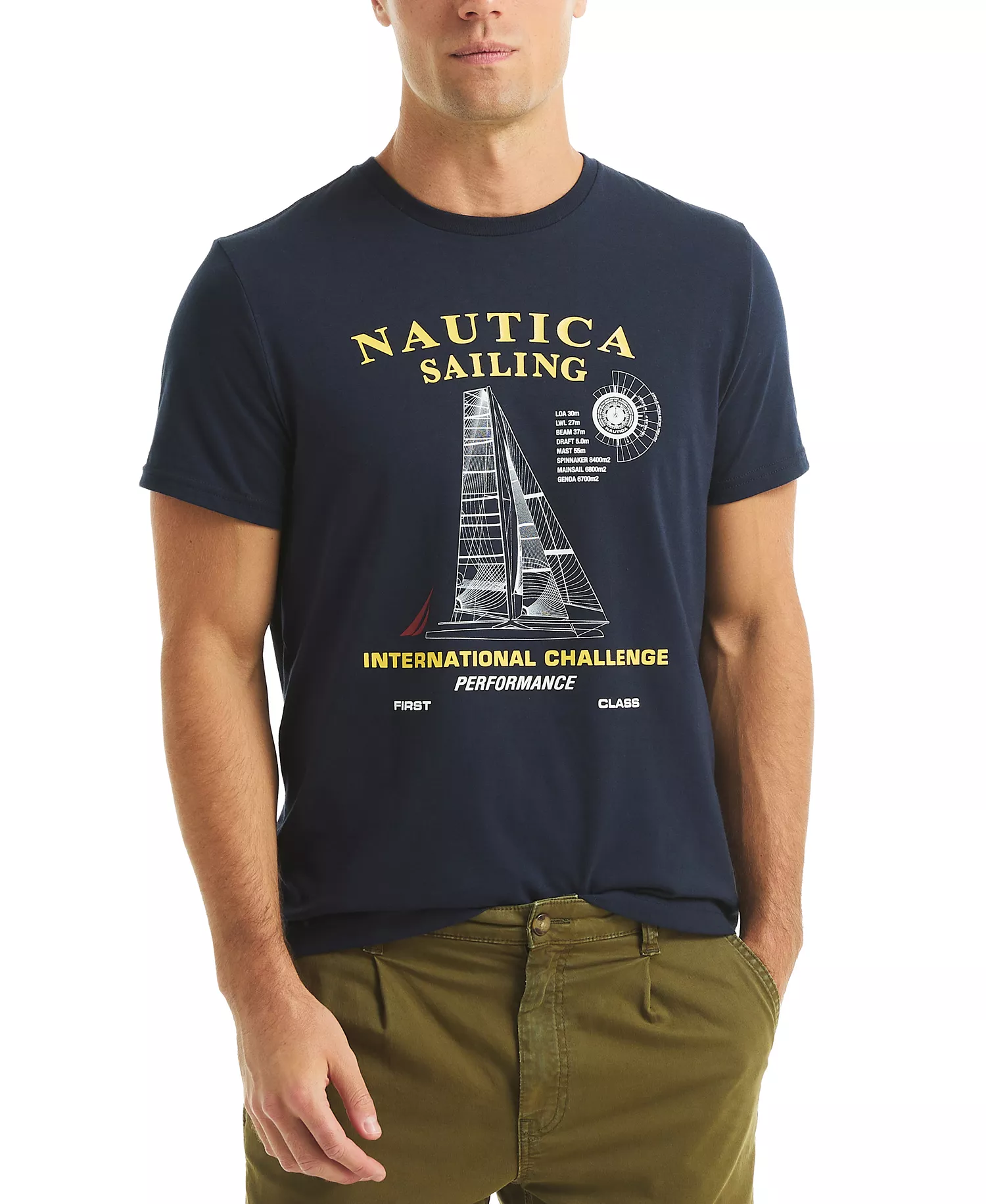 mni-4ea6871bcc7c7f5b90f8186650fa13c9 Men's Short Sleeve International Challenge Graphic T-Shirt