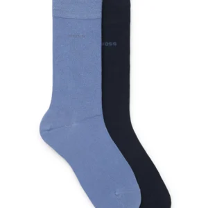 Men's Solid Socks, 2-Pack