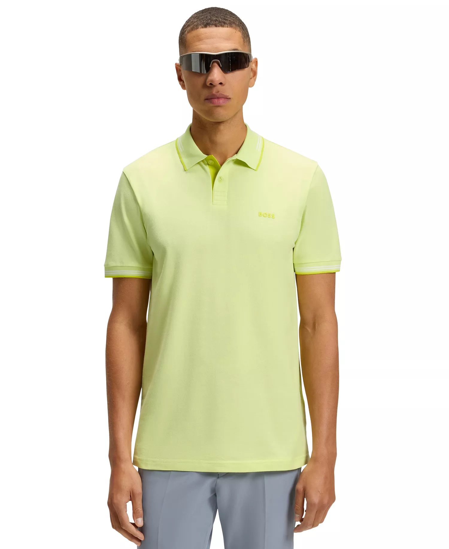 mni-4ed3f547fb5be1deb676a0428d0d9f92 Men's Branding Stretch-Cotton Slim-Fit Polo Shirt