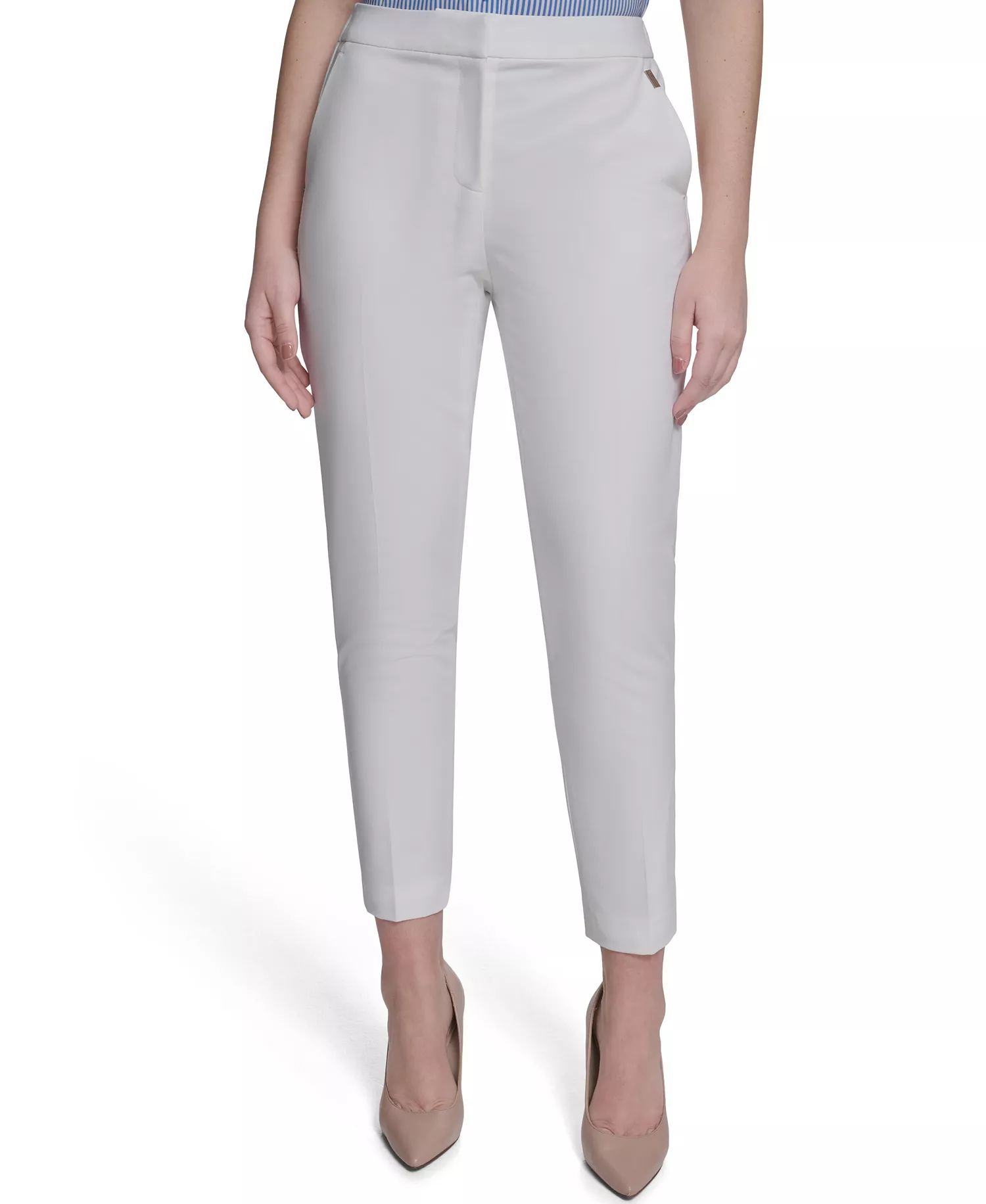 mni-5015777981406dc48376926bc3e17566 Women's One-Button Blazer and Sloane Slim-Leg Ankle Pants — изображение 6