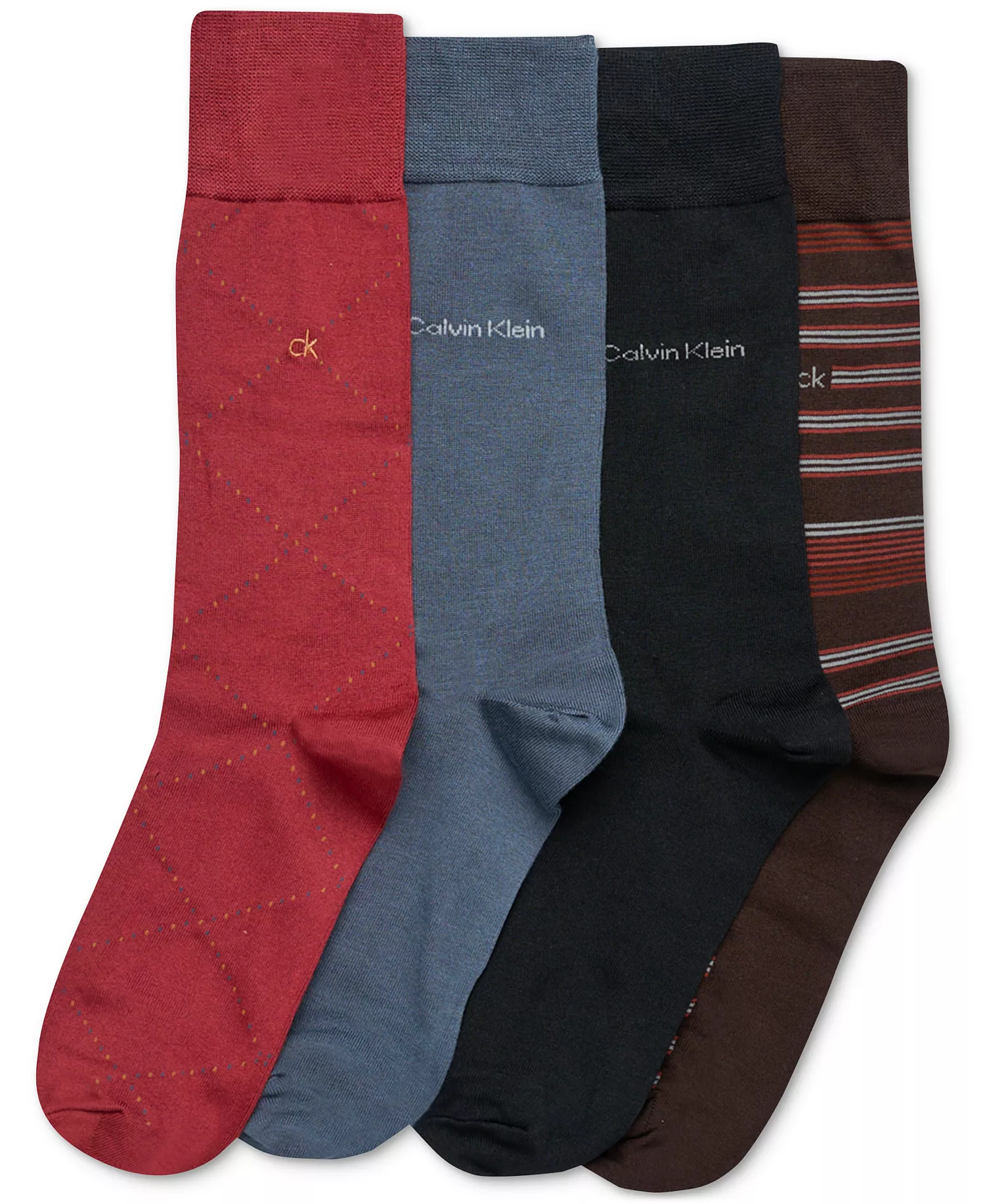 mni-5042061a6db7ca415b201edf47710154 Men's Crew Dress Socks, 4-Pack — изображение 3