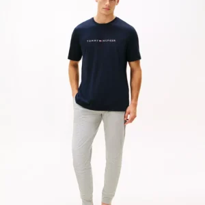 Sueded Jersey Top and Pajama Sleep, 2-Piece Set
