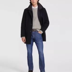 Men Coleman Wool-Blend Overcoat