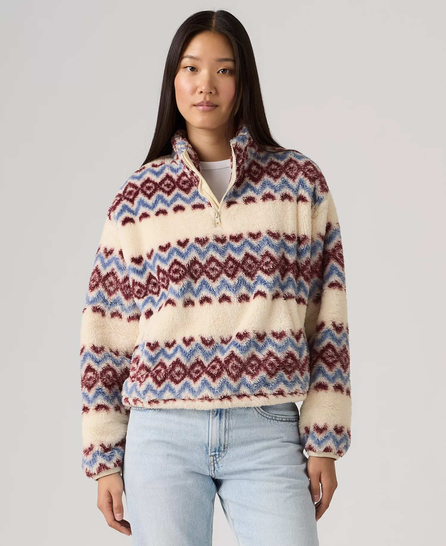 mni-518fc6eafdff6b6d970bb166d8c2c168 Women's Gemma Quarter-Zip Sweatshirt