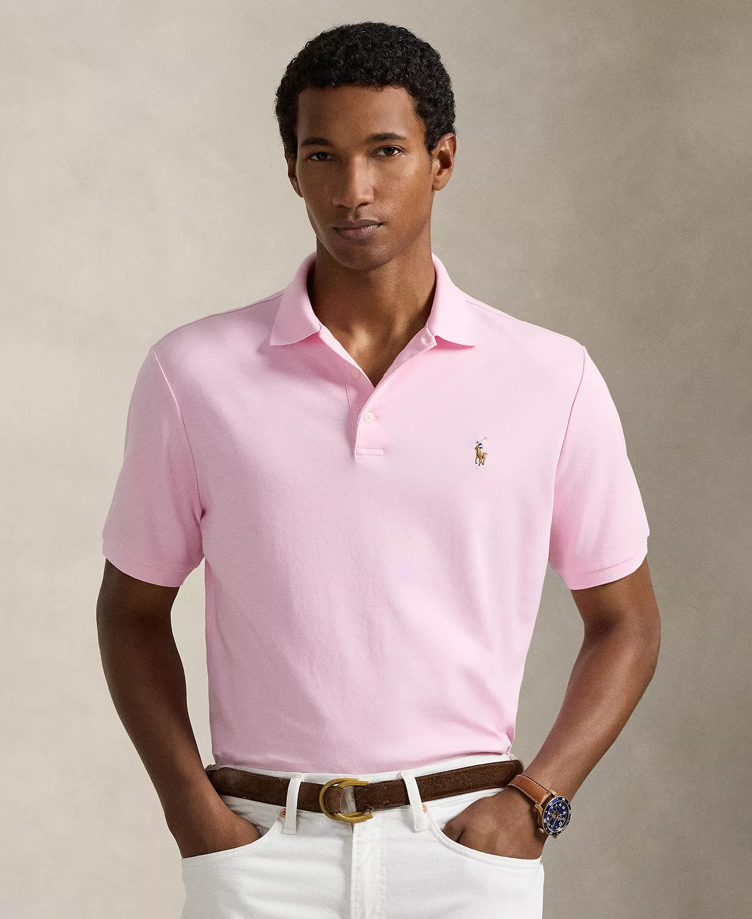 mni-51bed9fed1bd96a793d4d9b103612a6e Men’s Slim-Fit Soft Cotton Polo Shirt — изображение 12