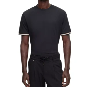 Men's Signature-Stripe Cuffs T-shirt