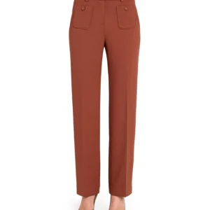 Women's Patch Pockets Flare Pants