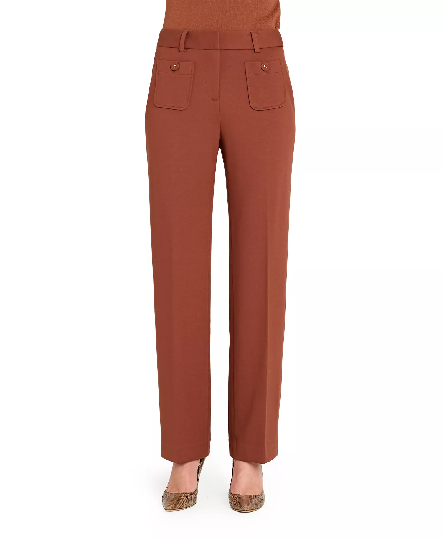 mni-520a289cef7d13631b54b71361466ad4 Women's Patch Pockets Flare Pants