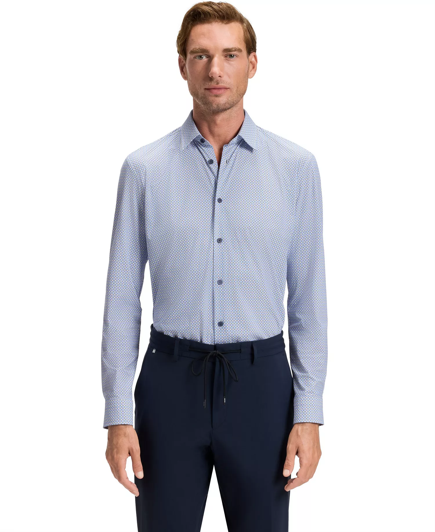 mni-522dab675013fc92d55355c90286e876 Men's Performance Slim-Fit Dress Shirt