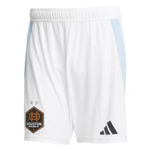Men's White Houston Dynamo FC Home 2025 Season 20 Authentic Shorts