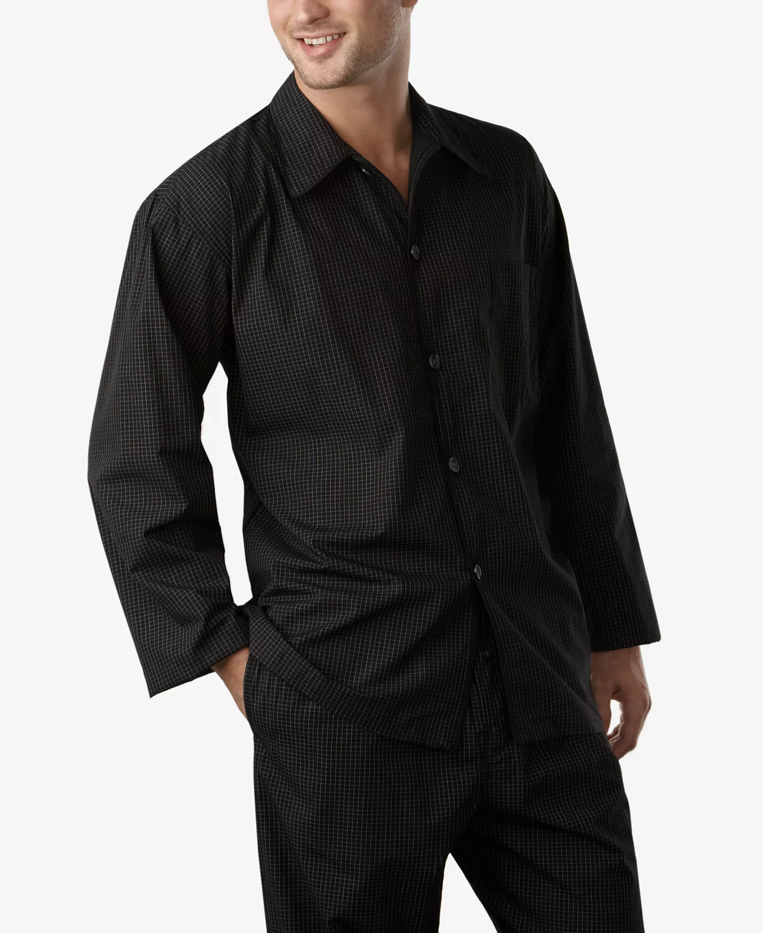 mni-530a21e86ef9d8dae0a71e48d8b2f43a Men's Woven Pajama Top