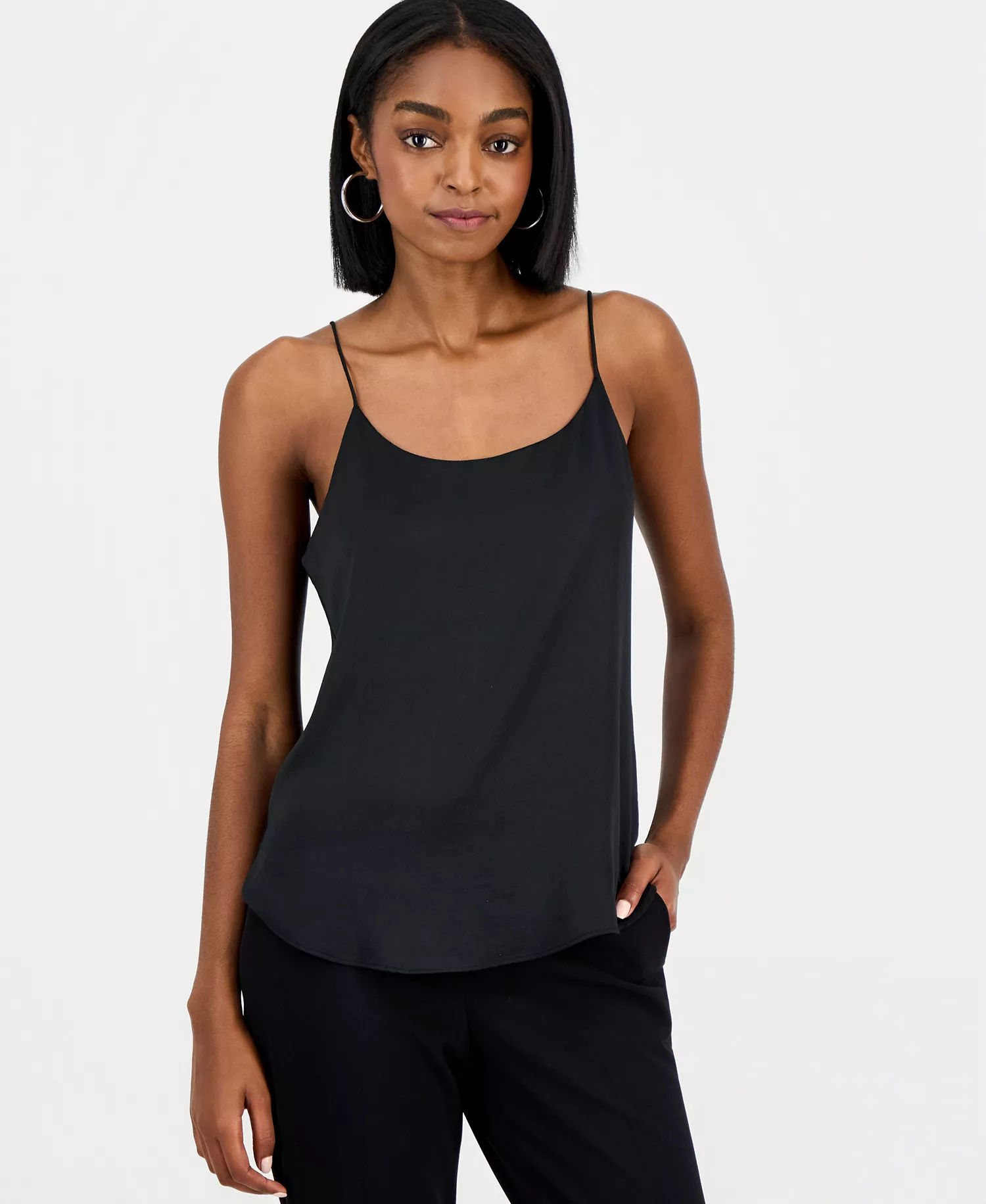 mni-53a63d8969198119bb278c3180320262 Women's Scoop-Neck Camisole, Created for Macy's — изображение 3