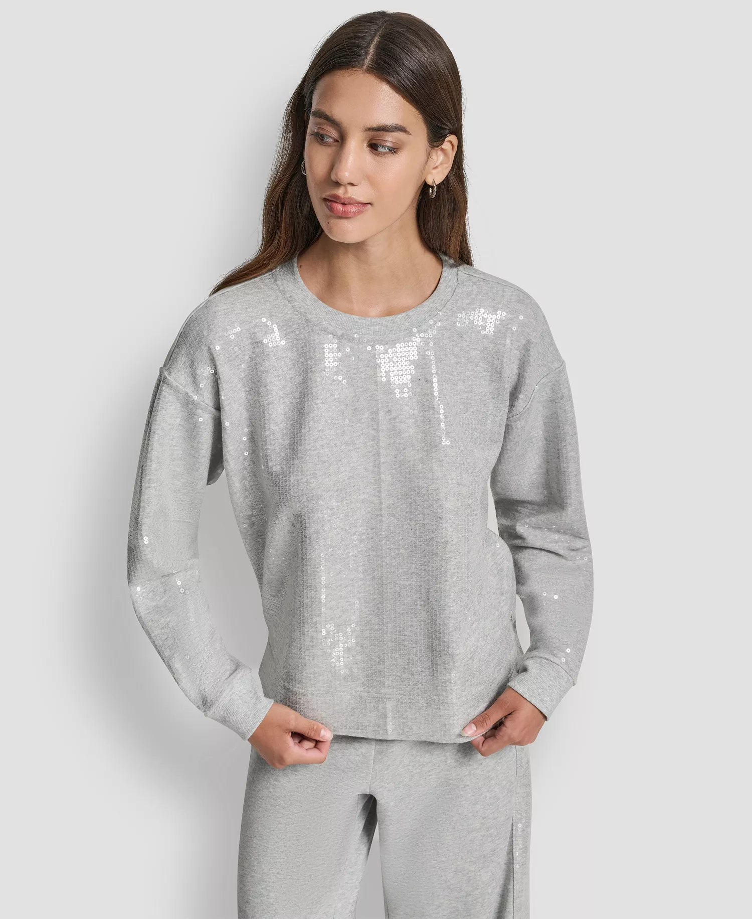mni-54db1505880ca143a6a47cface4a9332 Women's Sequin Long-Sleeve Sweatshirt — изображение 3
