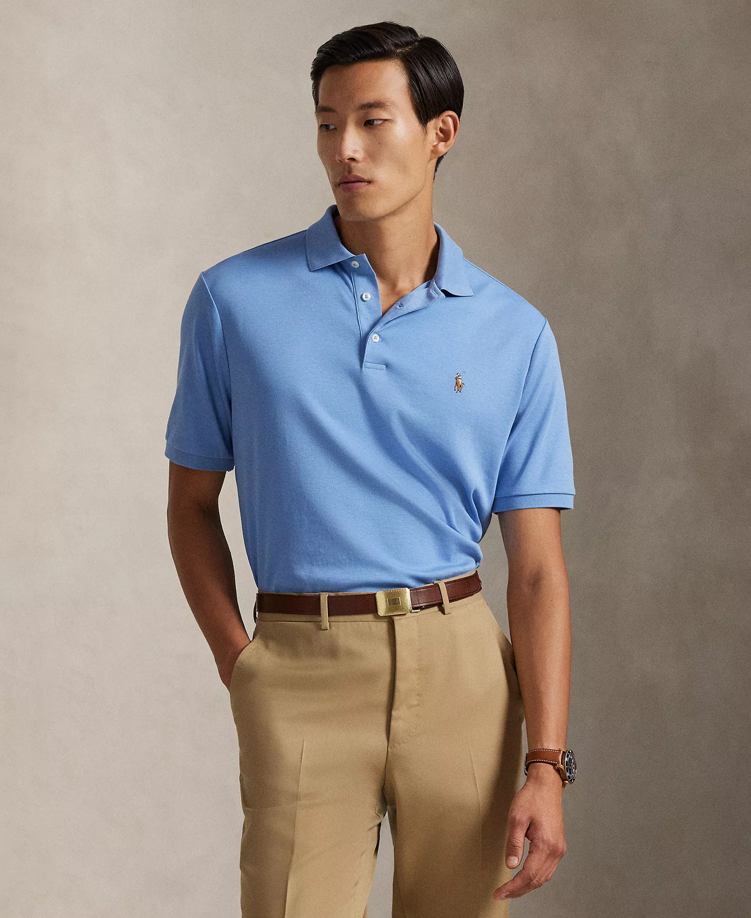 mni-55a65e375510aa29625d42123d53c6ea Men’s Slim-Fit Soft Cotton Polo Shirt — изображение 10