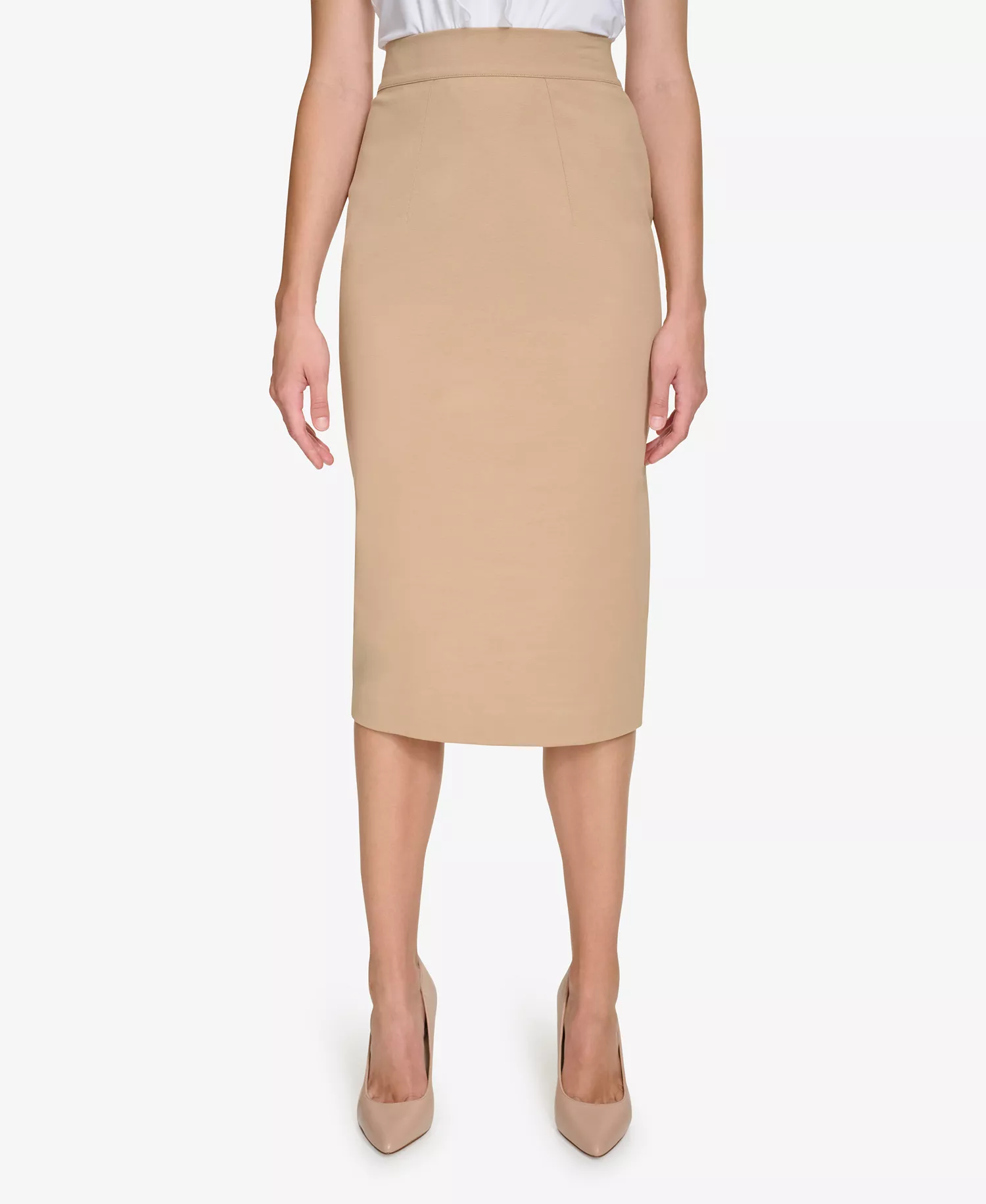 mni-55aa12f5a6d8cbdd366caa278be57b39 Women's Ponte Pencil Midi Skirt — изображение 4
