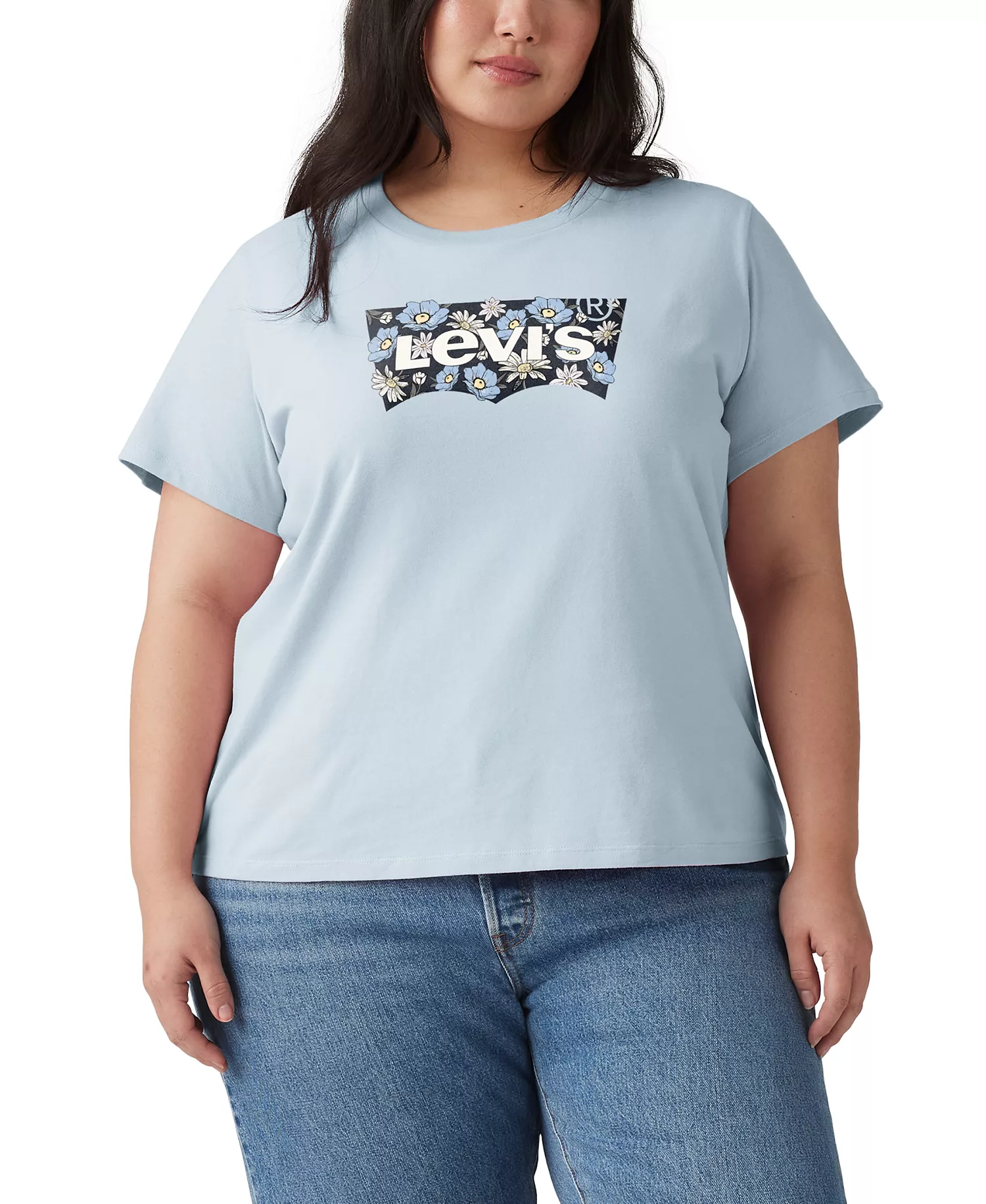 mni-560332d0ac05b96d791c6c5821a8488a Trendy Plus Size Perfect Logo Cotton T-Shirt — изображение 6