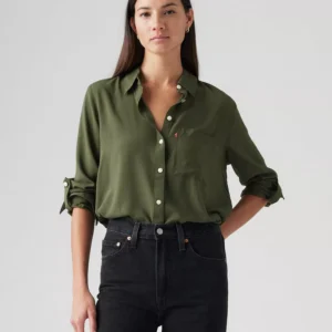 Plus Size Darlene Long-Sleeve Shirt