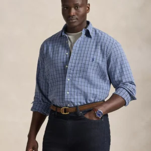 Men's Big & Tall Gingham Oxford Shirt