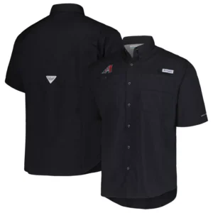 Men's Black Arizona Diamondbacks Tamiami Omni-Shade Button-Down Shirt
