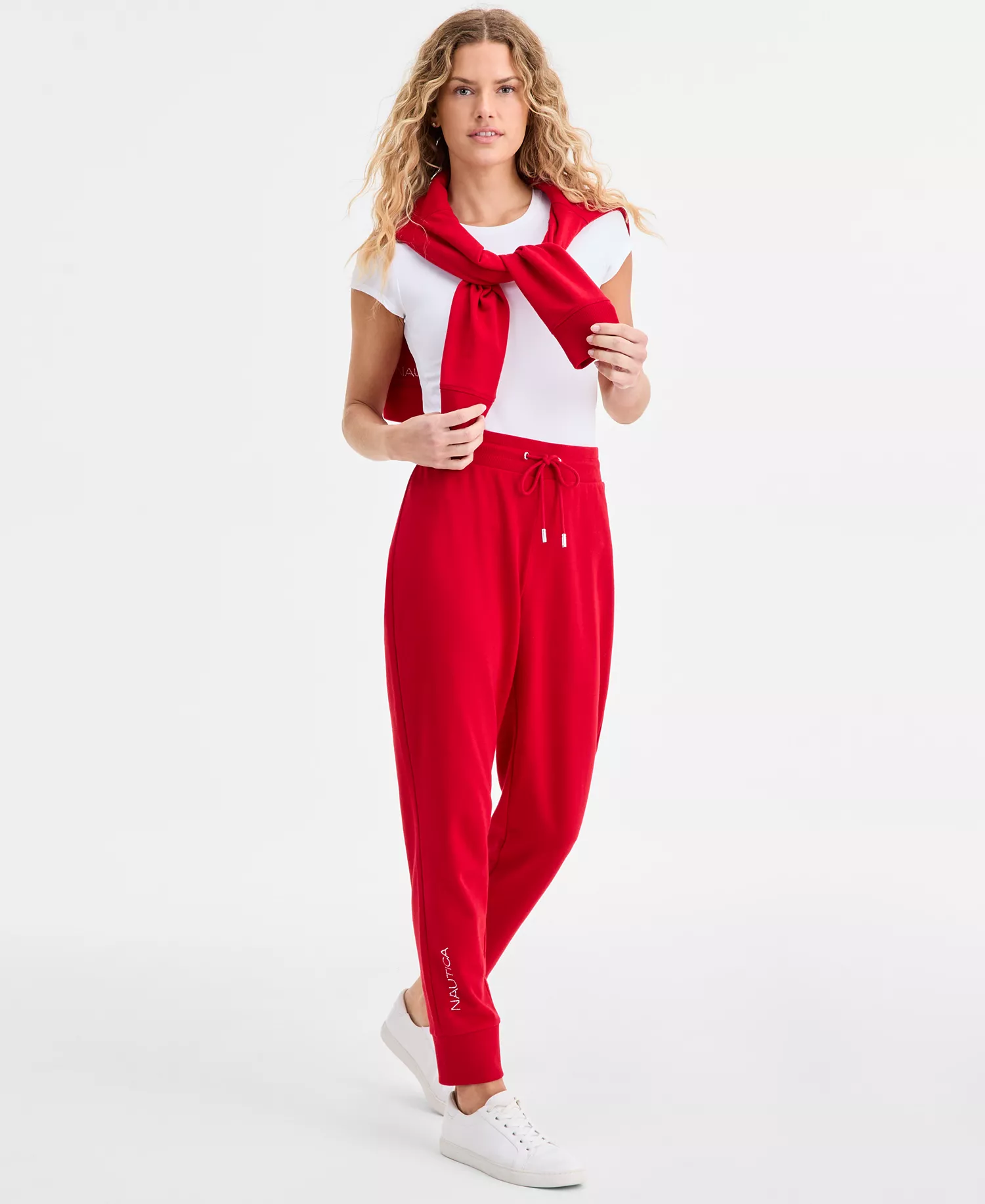 mni-577af33a8728408740b91081a0f09ca9 Nautica Women's Hotfix Logo Jogger Pants