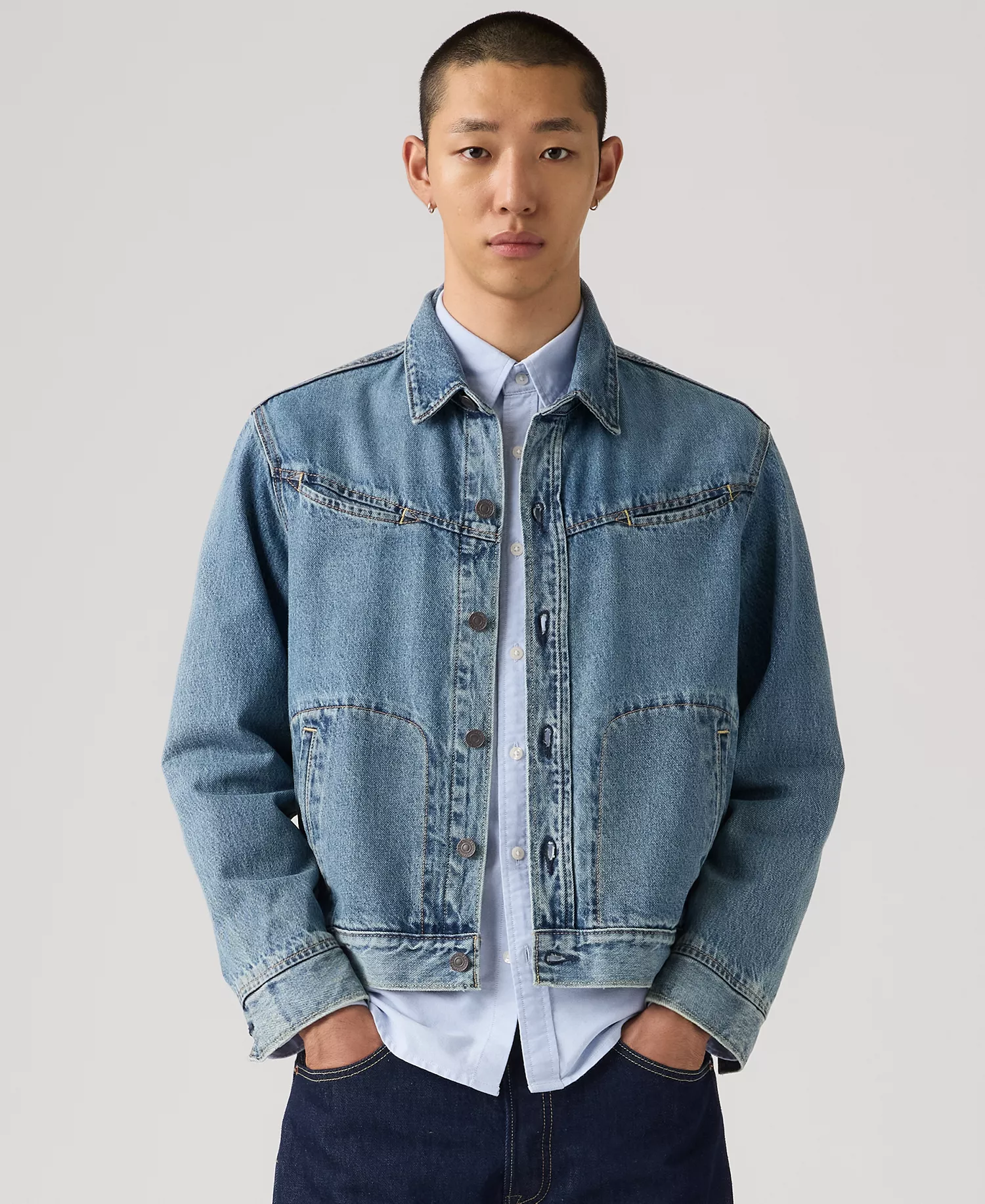mni-579359fdb3df6a0ce13a8591989213c8 Premium Men's Market Miners Trucker Jacket