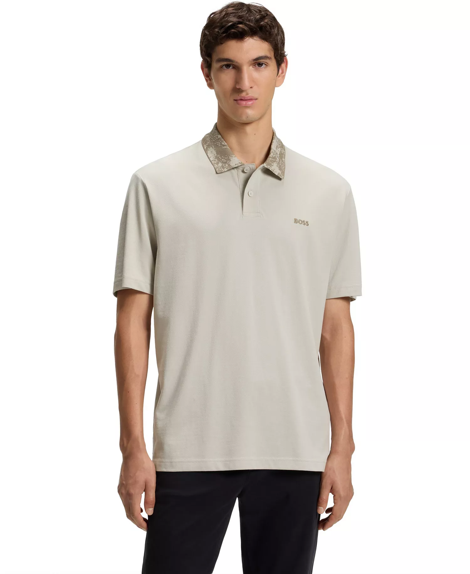mni-579af9ae6188be345766eb38e1dfed87 Men's Cotton Pique Relaxed-Fit Polo Shirt