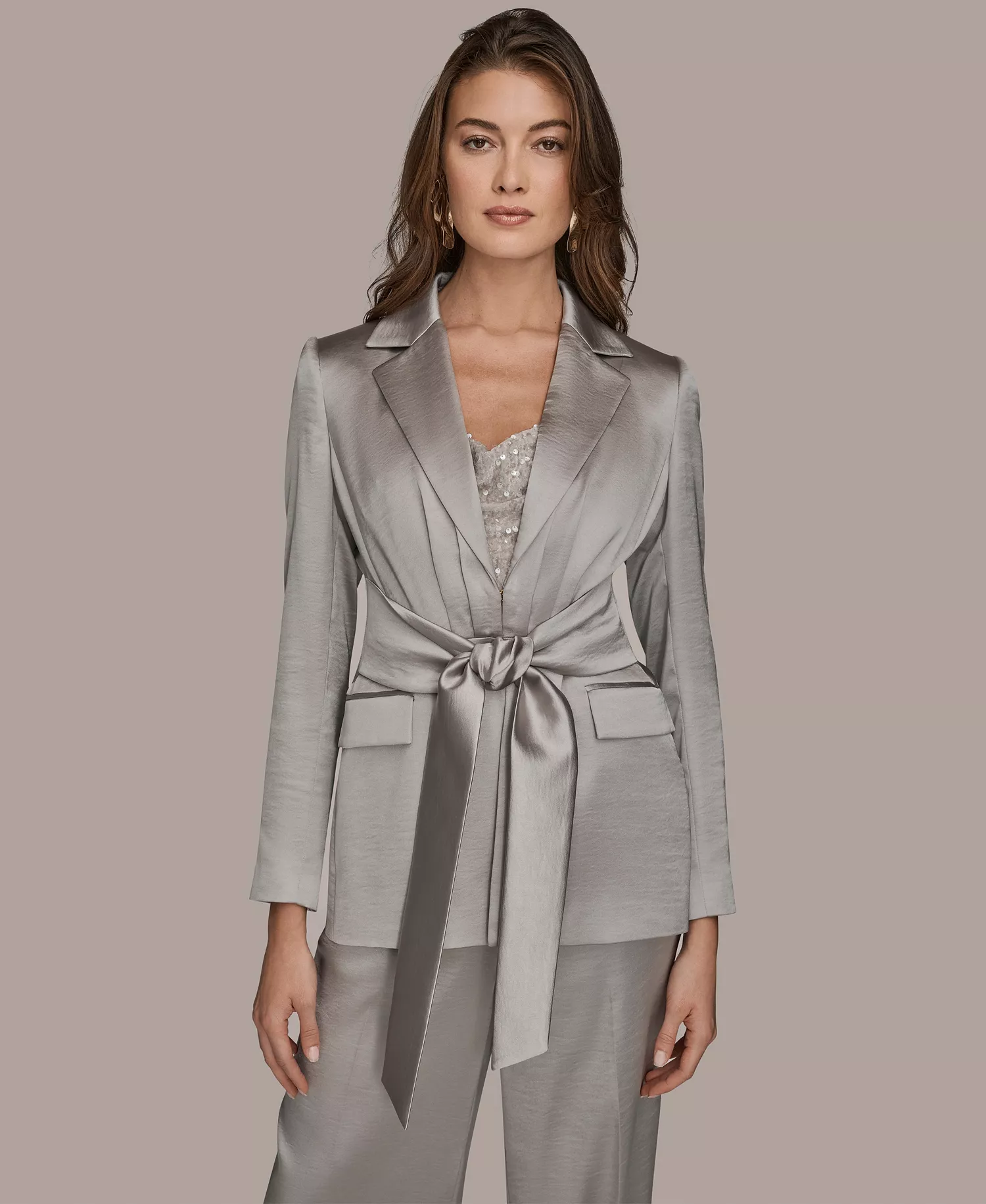 mni-57f0450d9145bafd099efea95da0fc7a Women's Notch Lapel Blazer