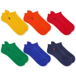 Men's 6-Pk. Performance Colorful Low Cut Socks