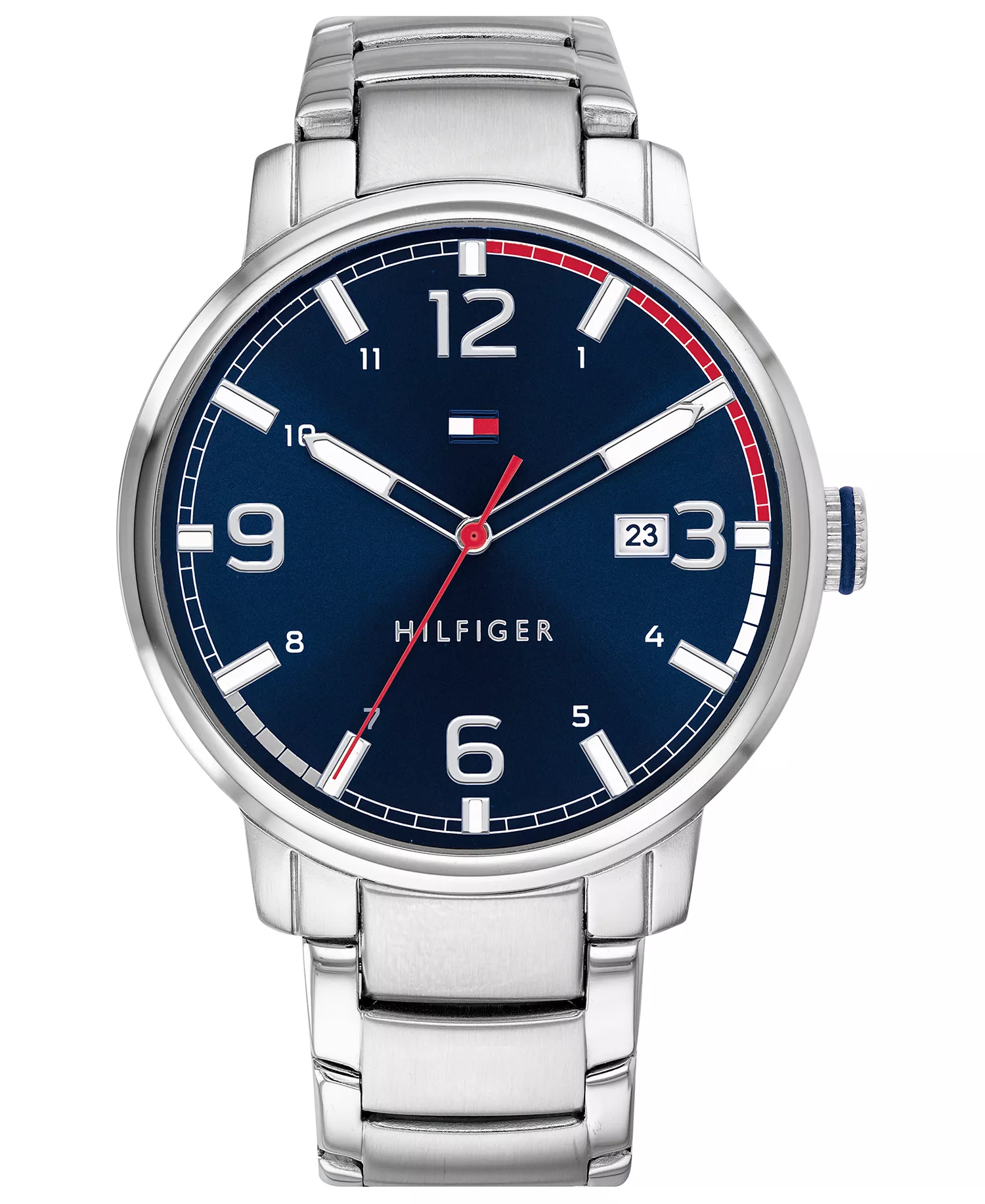 mni-587dcec80cca4b4b630a904297db9187 Men's Stainless Steel Bracelet Watch 44mm, Created for Macy's