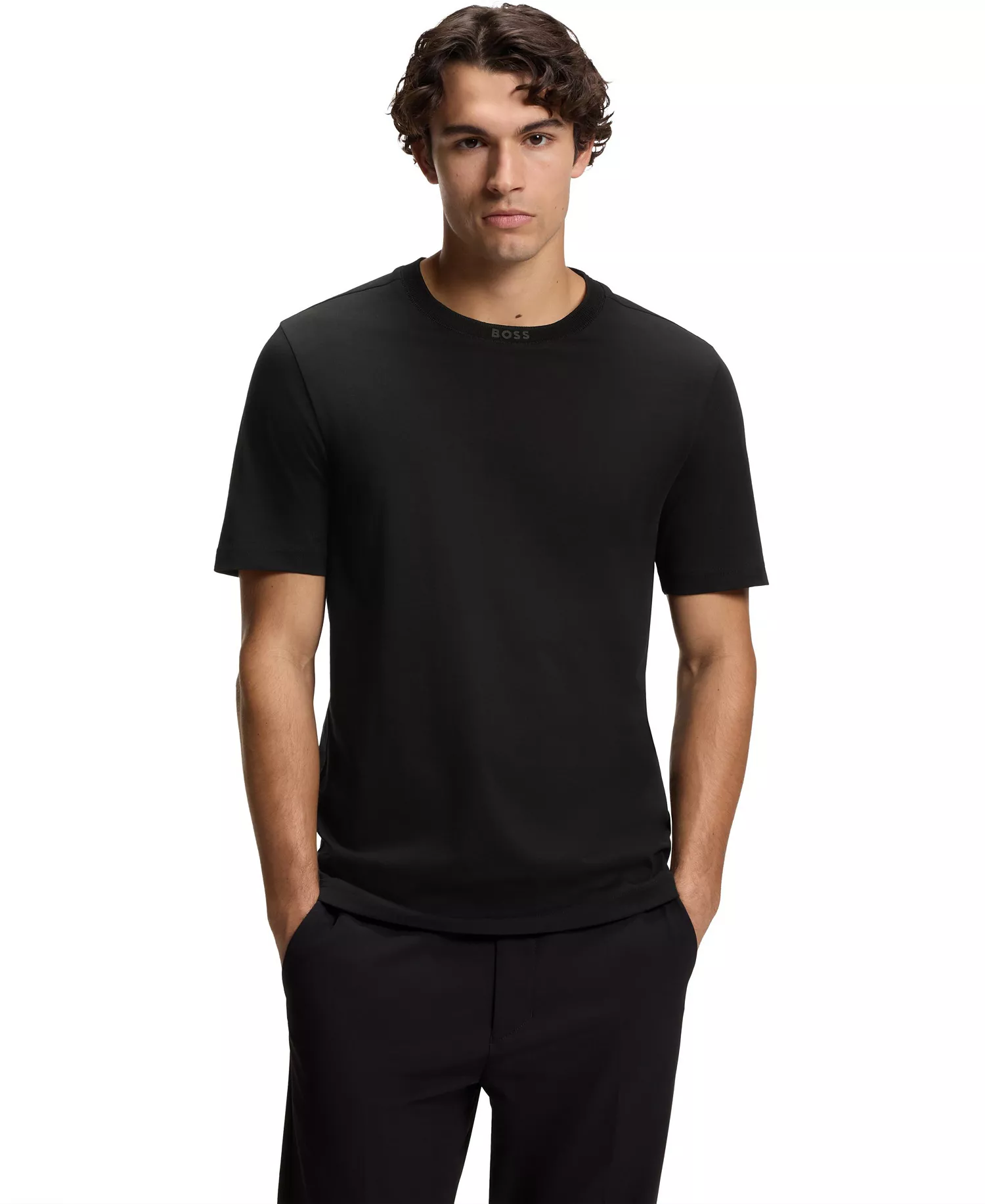 mni-590b2c7d3d7c7024594c986ba3fd32b4 Men’s Cotton Logo Crew Neck T-Shirt — изображение 5