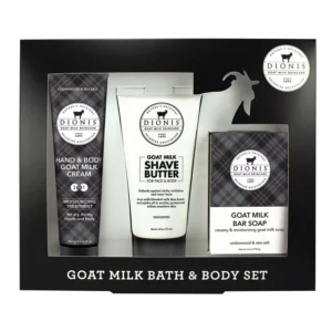 Goat Milk Cedarwood Sea Salt Bath and Body Set