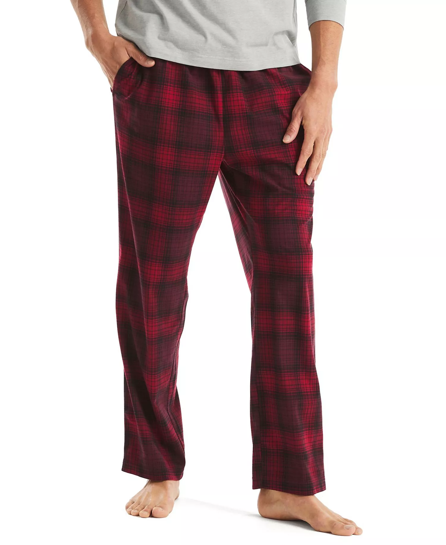mni-5a68e17985e38671c3049c8d8c1067b4 Men's Plaid Classic Fit Pajama Pants