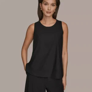 Women's 4-way Stretch Knit Sleeveless Top