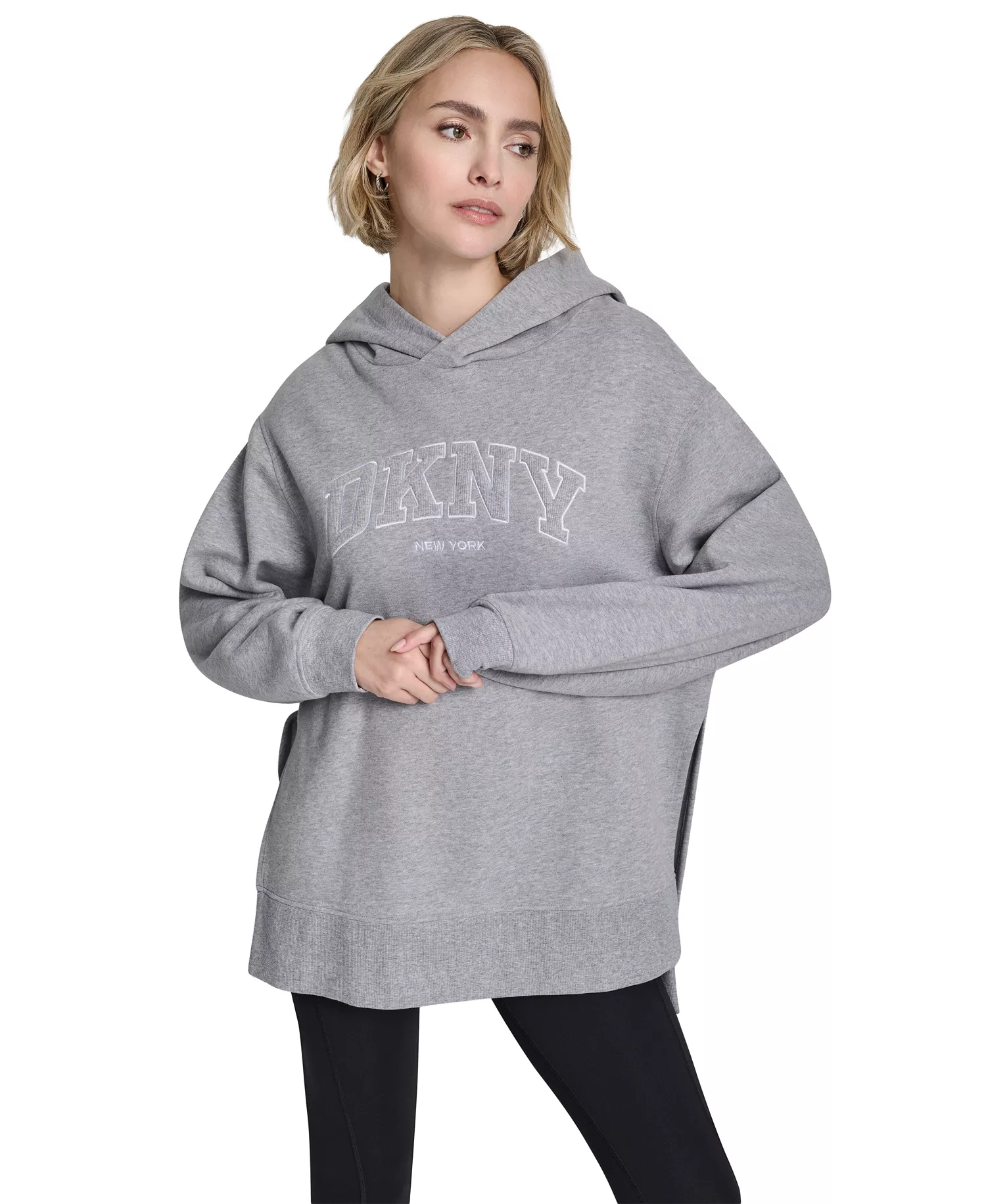 mni-5a82f101324885b092ee2f6f57e8d65f Women's 3D Puff Applique Varsity Logo Oversized Hoodie — изображение 3