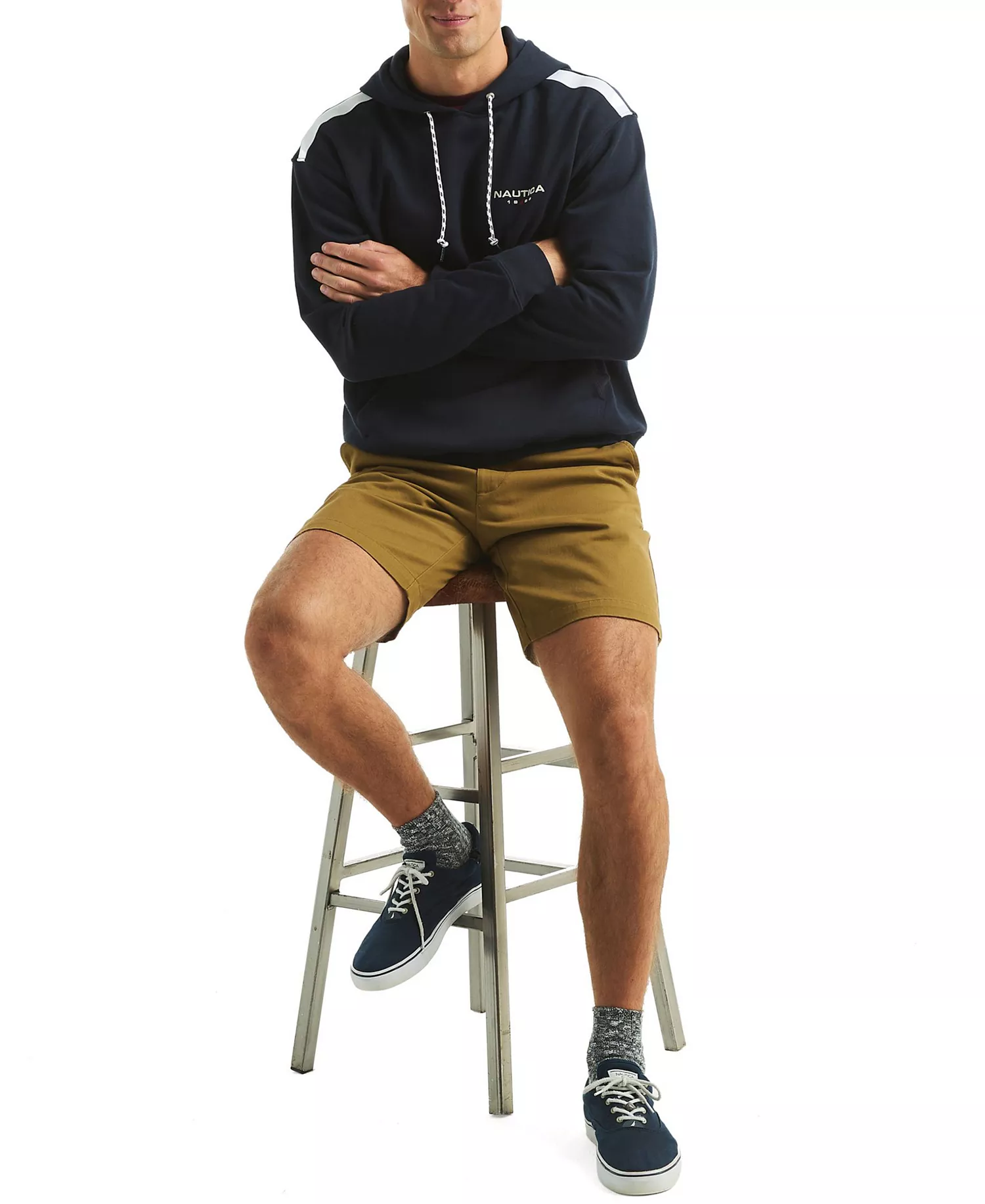mni-5adca3b1ef391346a67e4237c4b1cbe2 Men's Tape Shoulder Long-Sleeve Hoodie — изображение 3