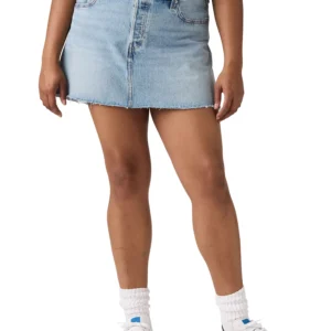 Plus Size Cotton Iconic 501® Mid-Rise Denim Skirt