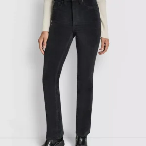 Petite High Rise Corduroy Bootcut Pants