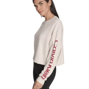 Performance Women's Logo Cropped Long-Sleeve Top