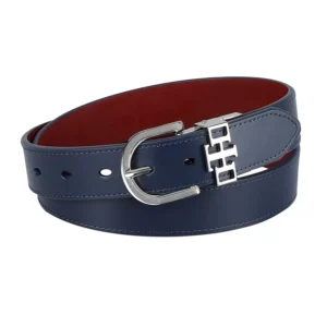 Women's 2-In-1 Reversible TH Monogram Strap Keeper Dress Casual Belt