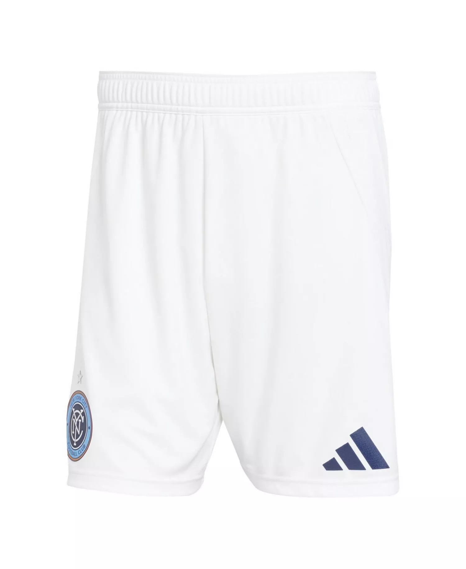 mni-5beec85b7a6363c05721ea435ea7632f Men's White New York City FC Home 2025 The Excelsior Kit Authentic Shorts