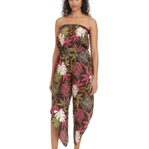 Women's Safari Heat Tube Jumpsuit Cover-Up, Exclusively at Macy's