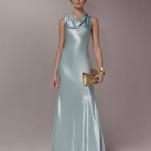 Women's Cowl Neck Ball Gown