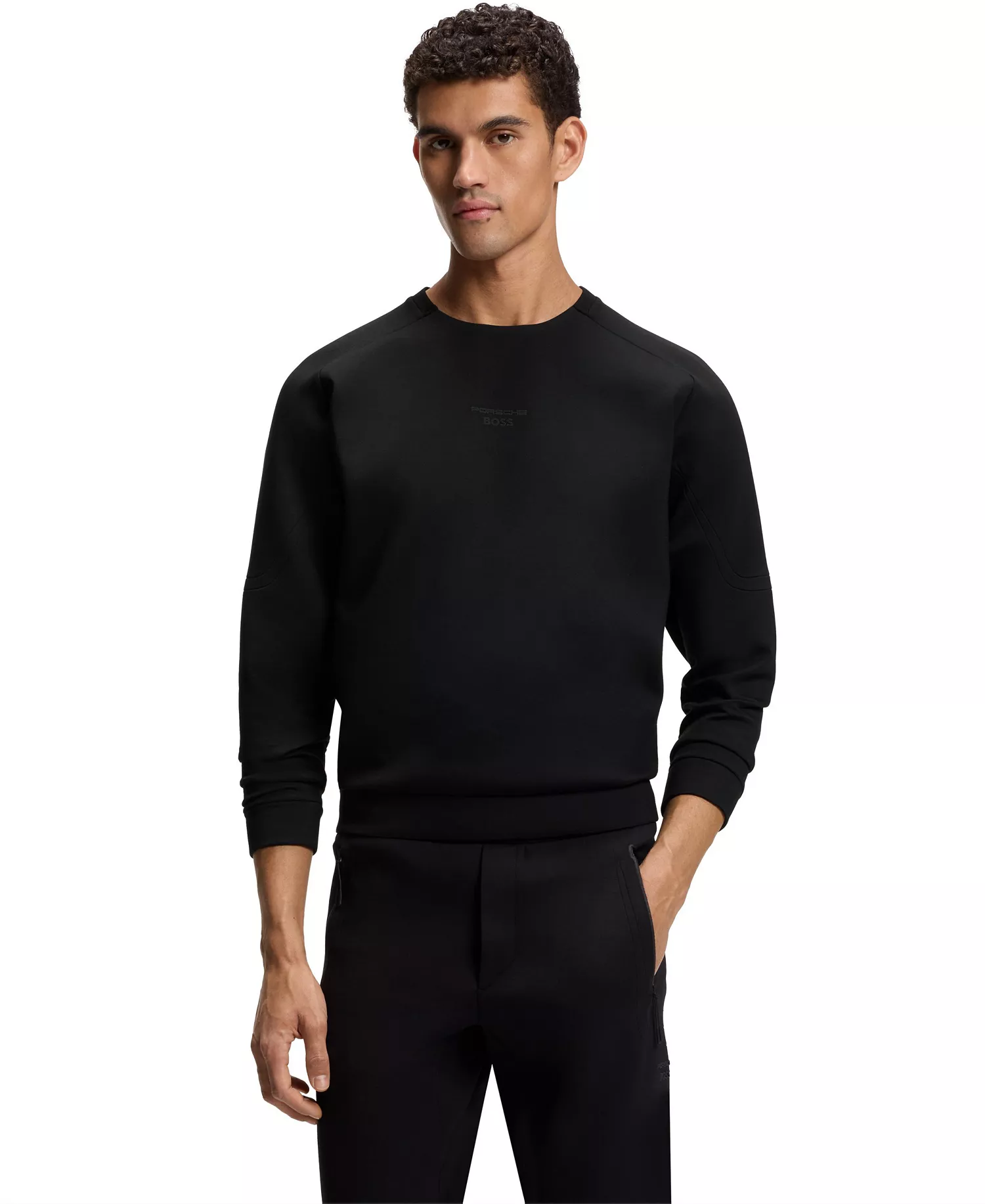 mni-5d5e548353e49fd8af478e8b399a3f80 BOSS by x Porsche Men's Reflective Logo Sweatshirt