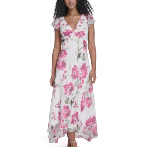 Women's V-Neck Maxi Dress