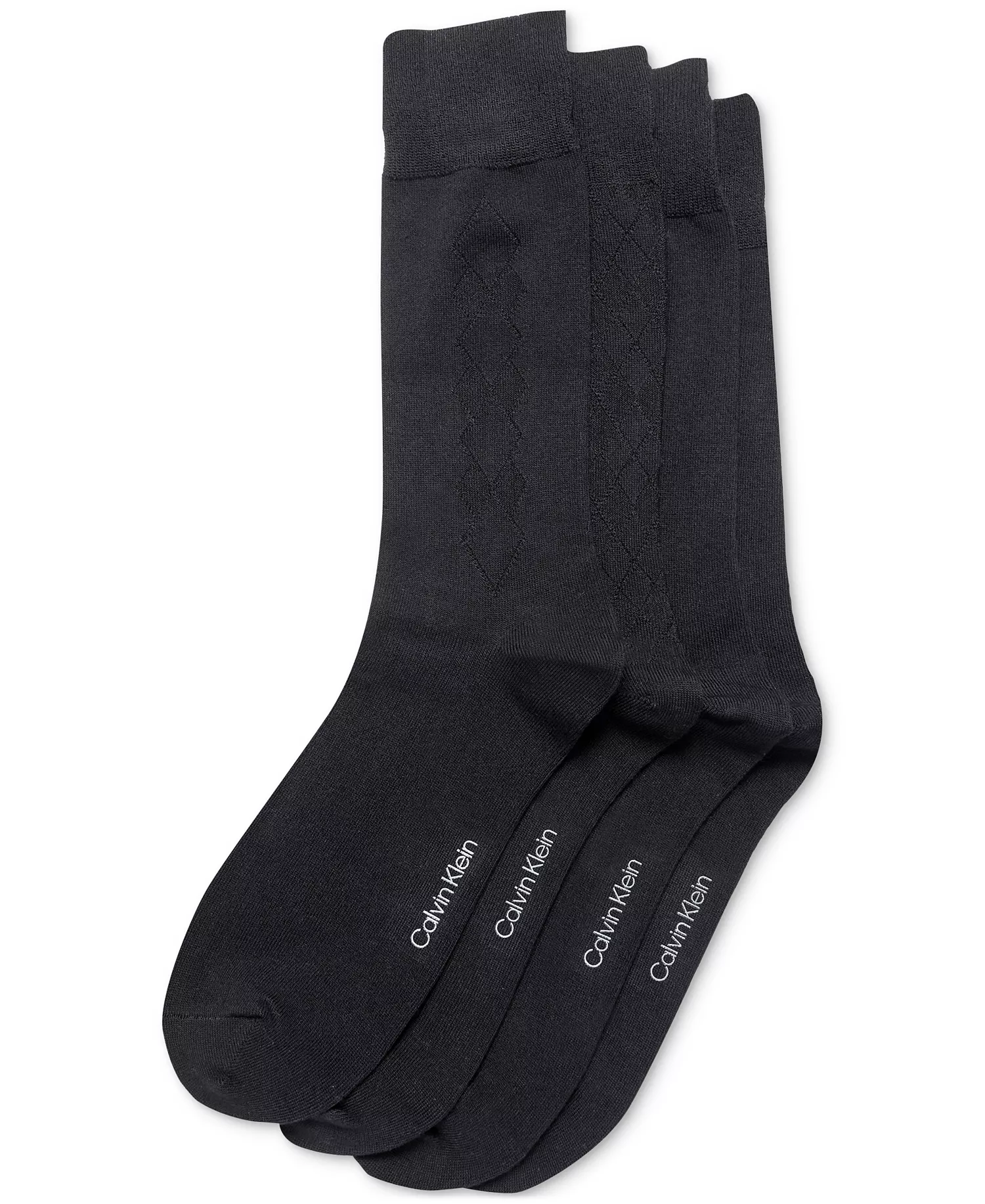 mni-60f5e23b498b52f88a80634c3c1b4815 Men's Crew Dress Socks, 4-Pack