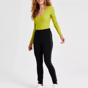 Women's Side-Studded Leggings, Created for Macy's